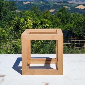 Cubo in Legno - Solido Platonico artigianale